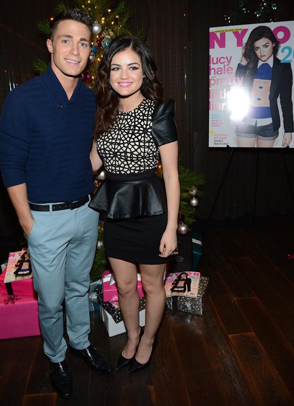 Lucy Hale NYLON celebrates Dec/Jan Cover Star Lucy Hale in Los Angeles 12/7/12 