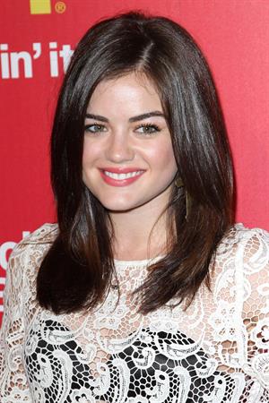 Lucy Hale at the McDonalds Hollywood Style Red Carpet Party