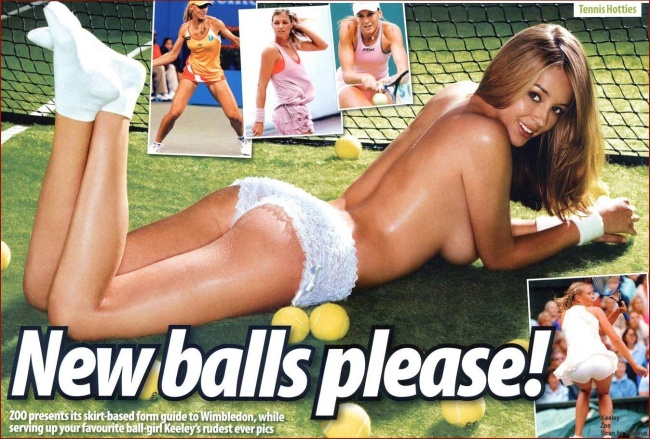 Keeley Hazell in lingerie - ass