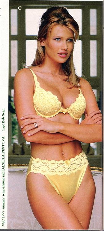 Daniela Pestova in lingerie