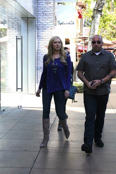 Laura Prepon at The Grove in Los Angeles on January 5, 2012