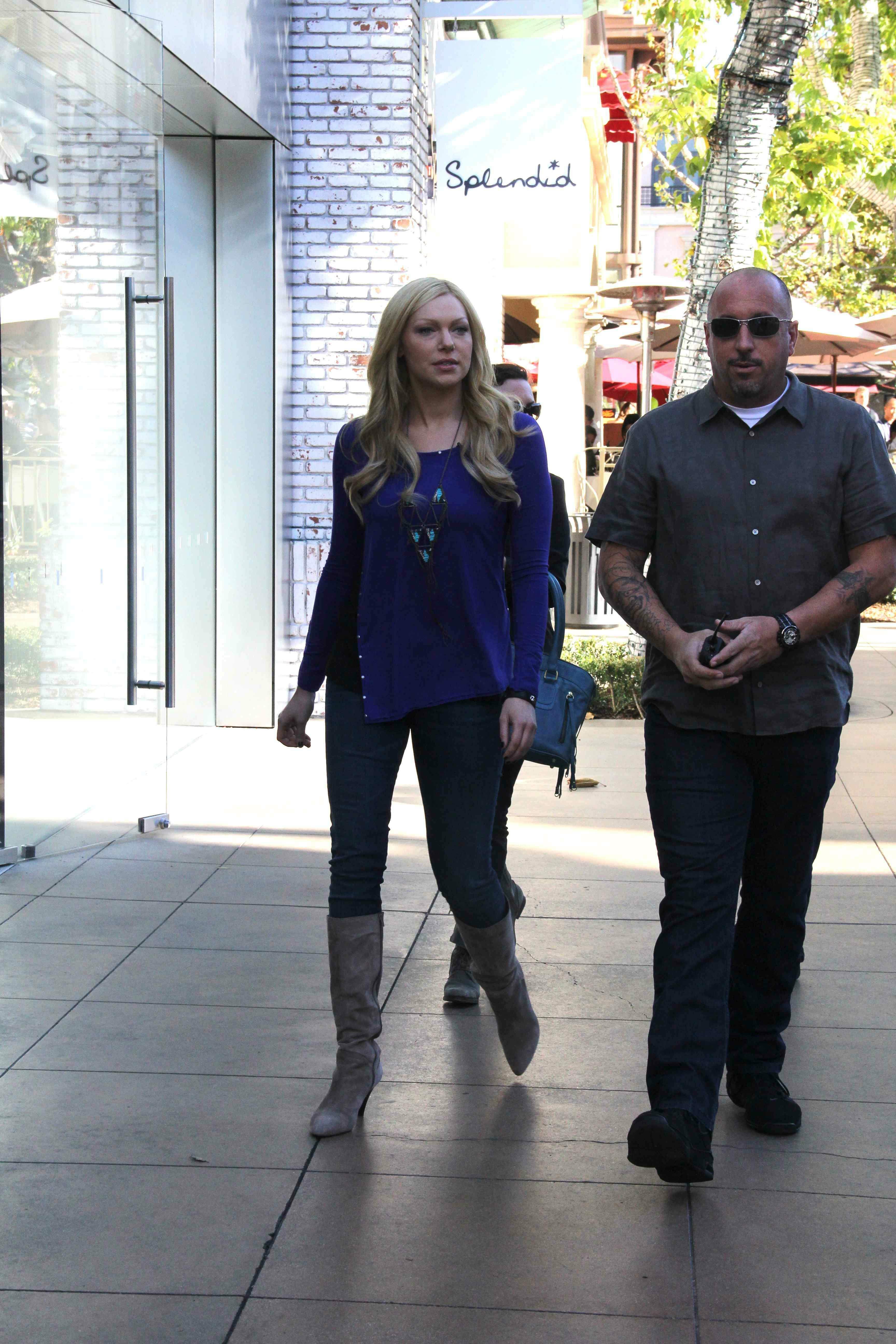 Laura Prepon at The Grove in Los Angeles on January 5, 2012