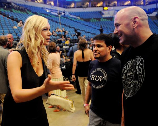 Laura Prepon at the UFC 87 Seek and Destroy Weigh In