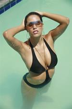 Janine Habeck in a bikini