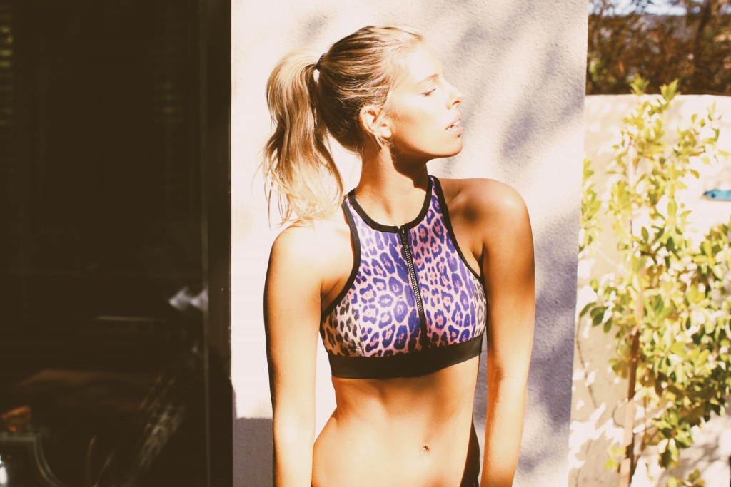 Natasha Oakley in a bikini