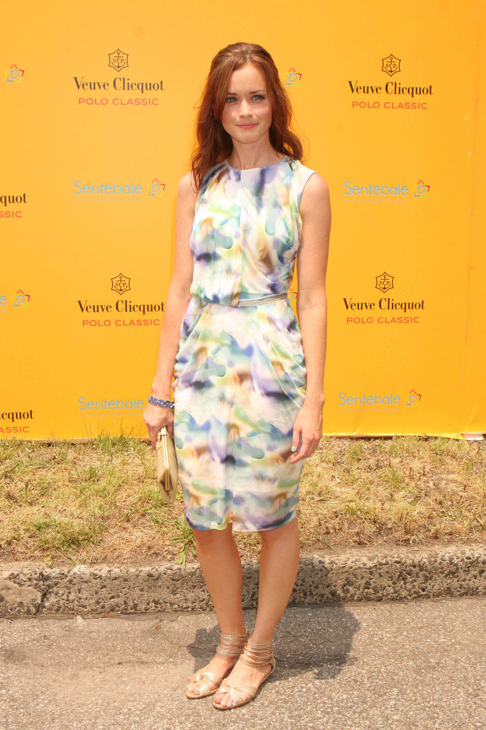 Alexis Bledel at the 2010 Veuve Clicquot Manhatten Polo Classic on June 27, 2010