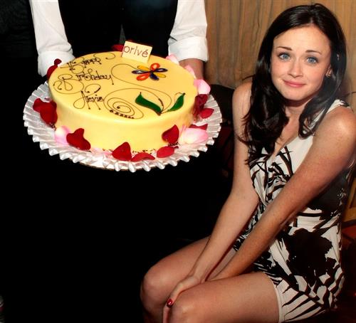 Alexis Bledel's birthday party at the Planet Hollywood casino in Las Vegas