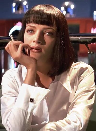 Uma Thurman in Pulp Fiction