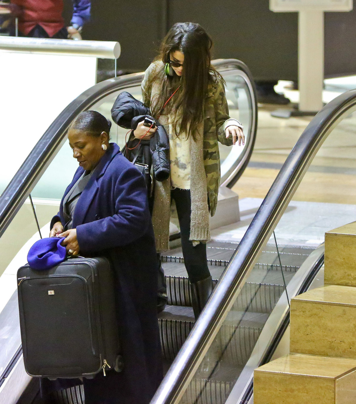 Selena Gomez – LAX airport arrival in LA 1/5/13 