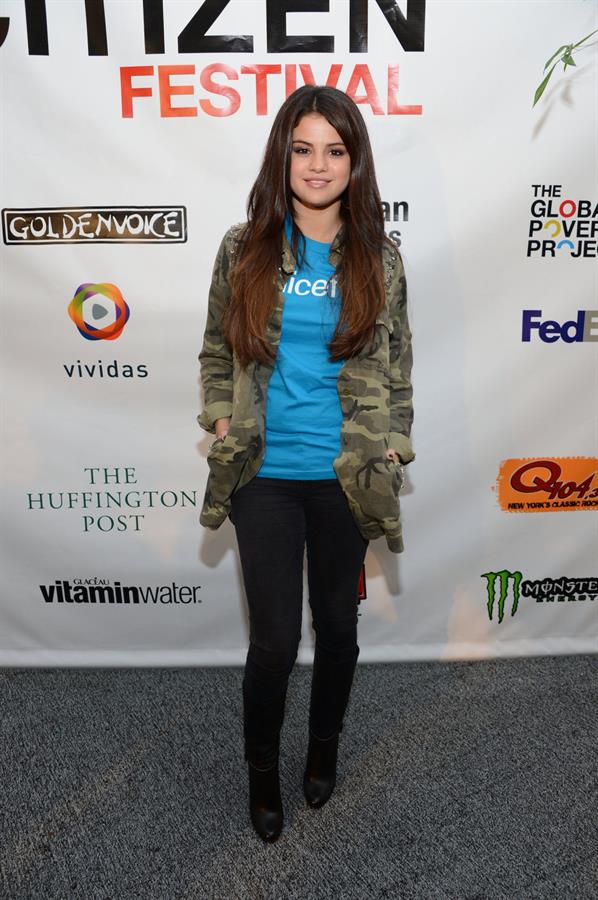 Selena Gomez - Global Citizen Festival in NYC September 29, 2012 