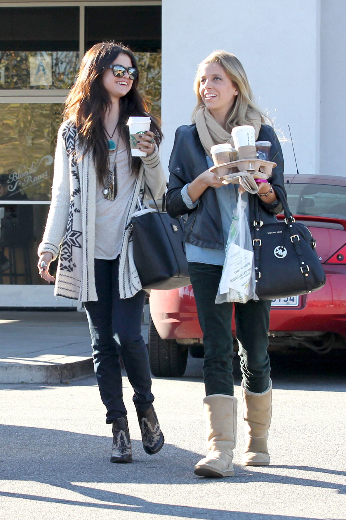 Selena Gomez in Burbank January 16, 2013 