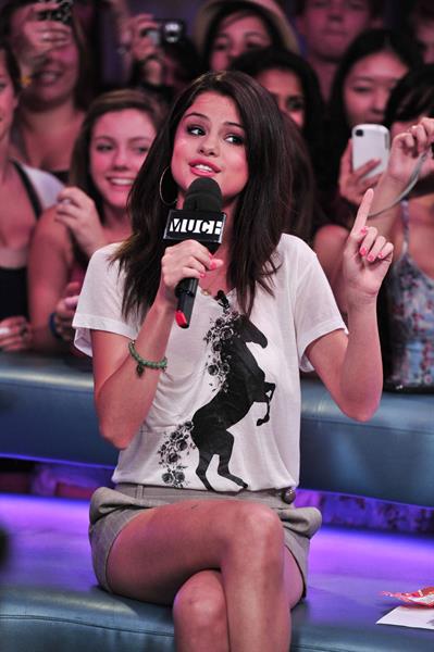 Selena Gomez visits New Music Live, August 24, 2011 