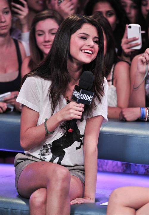 Selena Gomez visits New Music Live, August 24, 2011 