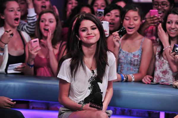 Selena Gomez visits New Music Live, August 24, 2011 