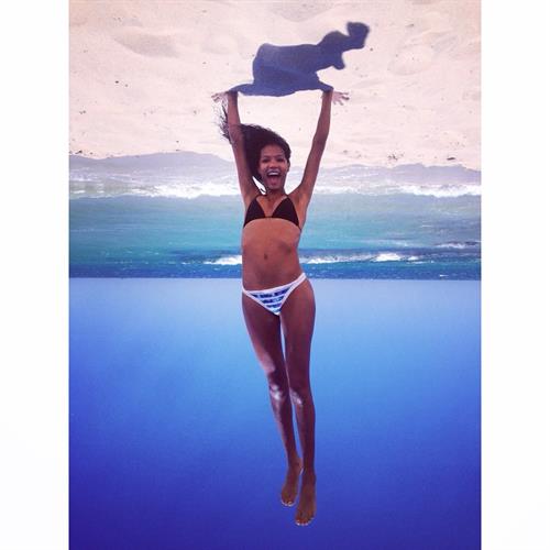 Ariela Oliveira in a bikini