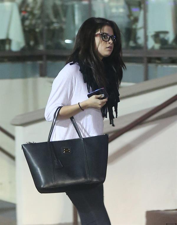 Selena Gomez at Yamato restaurant in Encino November 16, 2012 