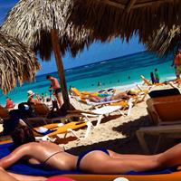 Anna Wolf in a bikini - ass