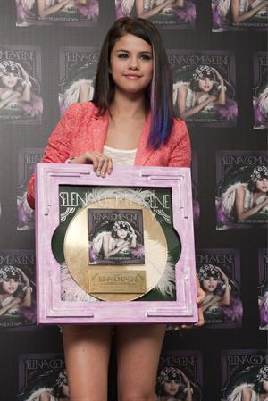 Selena Gomez at the 'We Own the Night' tour photocall in Mexico City on January 26, 2012
