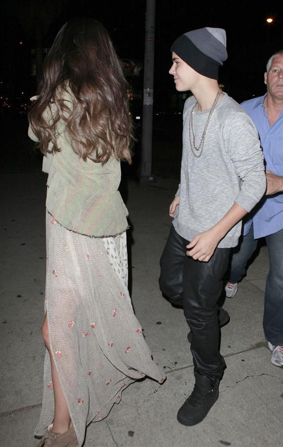 Selena Gomez arriving to a show in West Hollywood, California - August 25, 2012