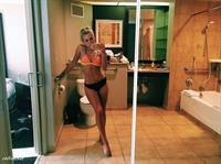 Zara Larsson in a bikini taking a selfie