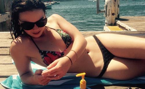 Alexis Young in a bikini