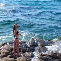 Christy May in a bikini - ass