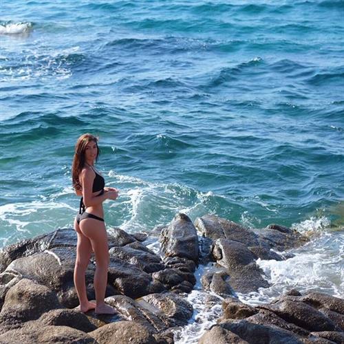 Christy May in a bikini - ass