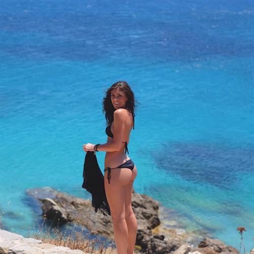 Christy May in a bikini