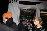Taylor Swift - at Shamrock Tattoo 12/18/12  