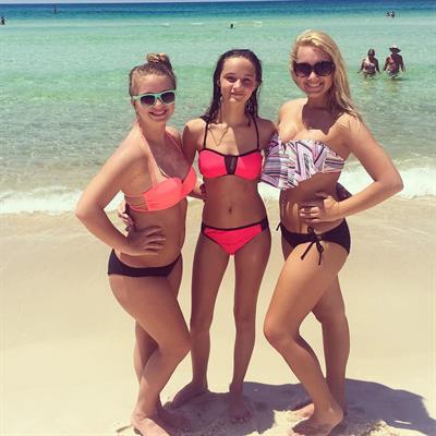 Mariah Alexis Vest in a bikini