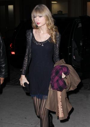 Taylor Swift leaving a theater in New York City June 12, 2012