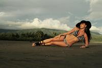 Marine Simoneau in a bikini