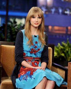 Taylor Swift the Tonight Show with Jay Leno February 20, 2012 