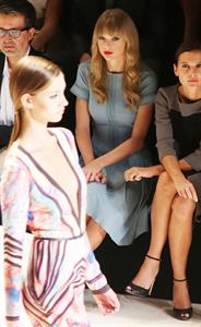 Taylor Swift at the Elie Saab Spring Summer 2012/13 fashion show in Paris 10/3/12 