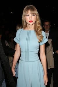 Taylor Swift at the Elie Saab Spring Summer 2012/13 fashion show in Paris 10/3/12 