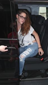 Kristen Stewart at Restaurant Le Castiglione in Paris (July 4, 2013) 