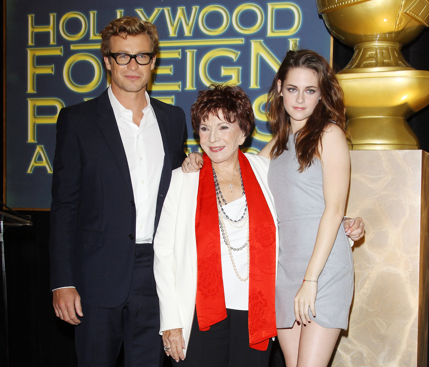 Kristen Stewart at Hollywood Foreign Press Association's Cecil B. Demille Award presentation in Beverly Hills 11/1/12