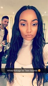 Leigh Anne Pinnock taking a selfie