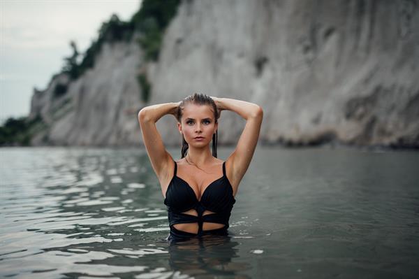 Angelika Nina Melnyk in a bikini