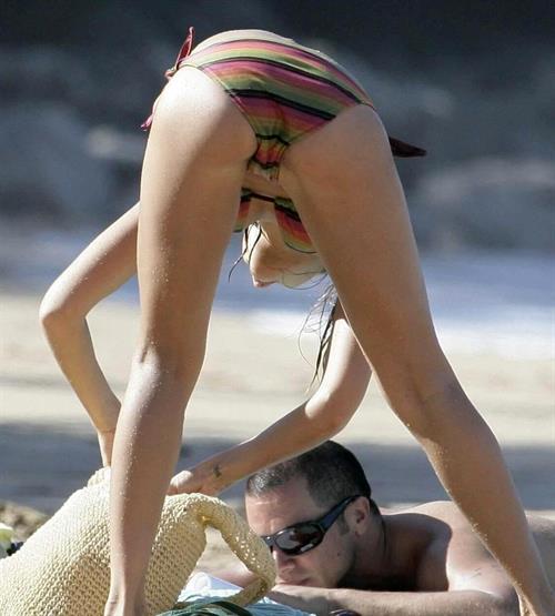 Jessica Alba in a bikini - ass