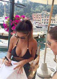 Nicole Scherzinger in a bikini