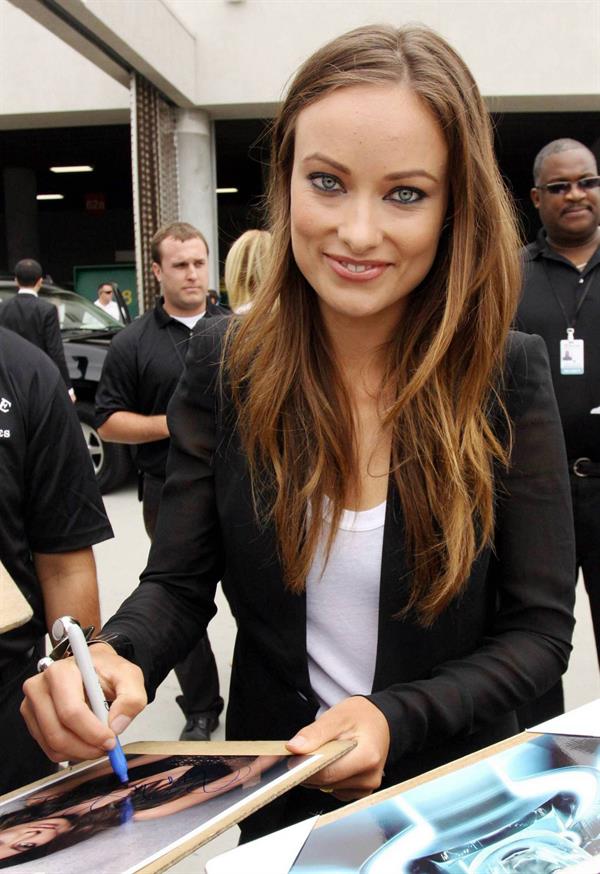 Olivia Wilde at Tron Legacy Panel Comic Con 2010 at San Diego Convention Center July 22, 2010