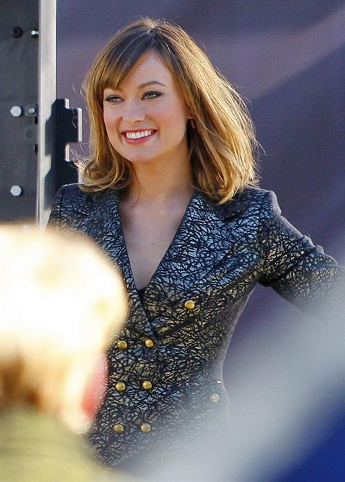 Olivia Wilde on the set of Burt Wonderstone in Las Vegas October 1, 2012