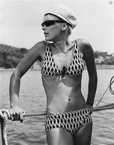 Elke Sommer in a bikini