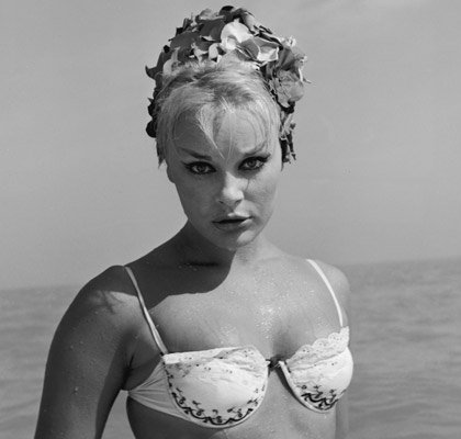 Elke Sommer in a bikini