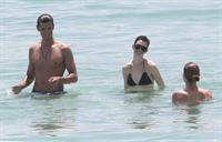 Anne Hathaway on a Beach in Miami 11 05 12 