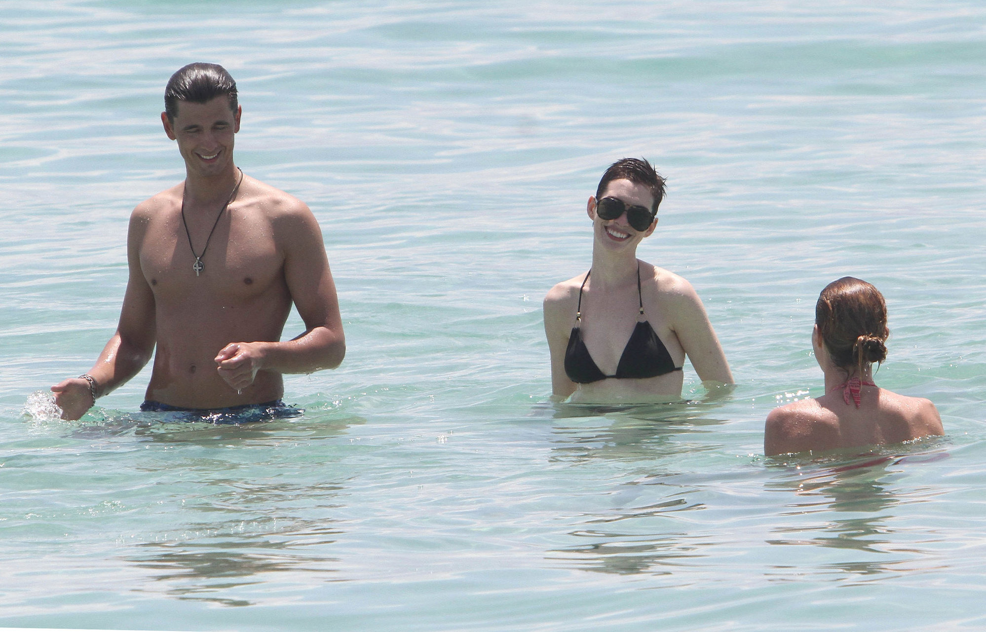 Anne Hathaway on a Beach in Miami 11 05 12 