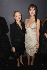 Olivia Wilde Giorgio Armani fashion show during Paris fashion week January 24, 2011 