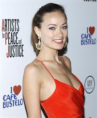 Olivia Wilde Artists for Haiti Benefit at Track 16 Gallery on January 28, 2010 in Santa Monica California 