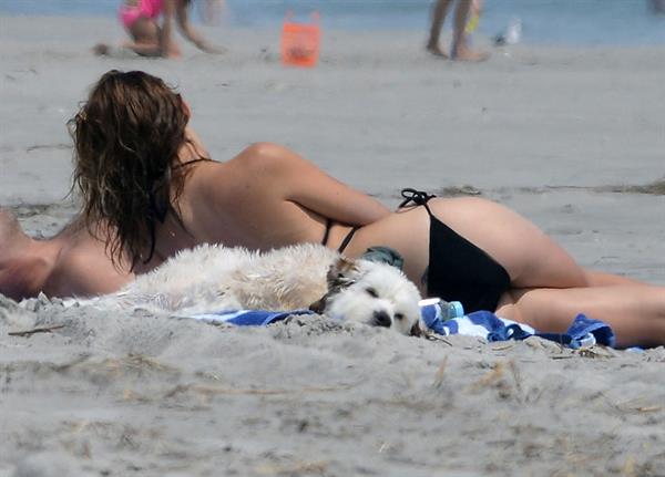 Olivia Wilde in a Bikini on the beach in Wilmington,North Carolina 8/22/12 